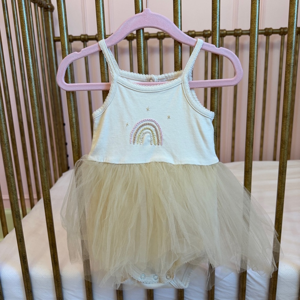 Wild Wawa Rainbow Tutu in Natural